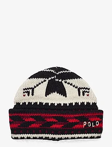 WOOL BLEND-SNOWFLAKE HAT, Polo Ralph Lauren