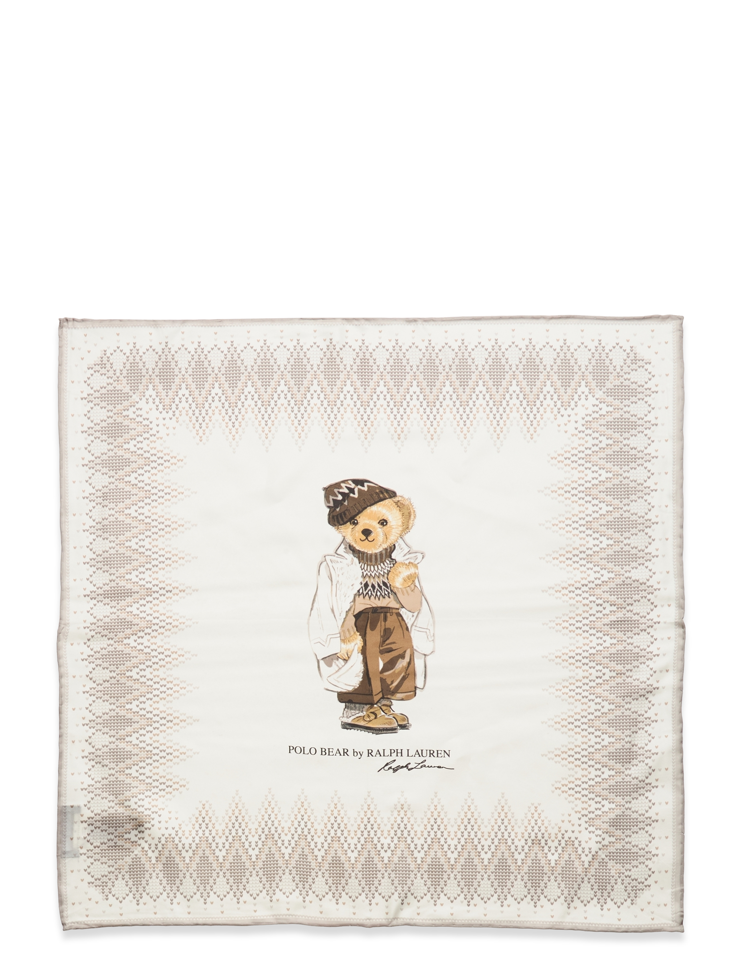 Polo Ralph Lauren - SILK-WINTER BEAR SILK - cream multi - 1
