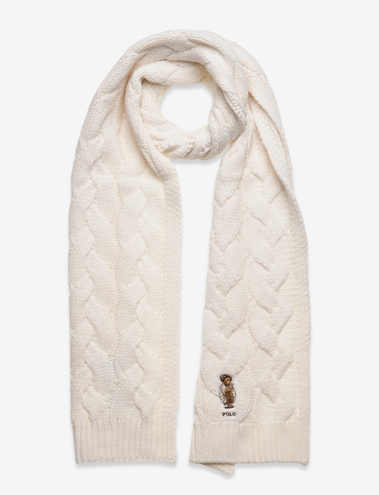 Polo Ralph Lauren Wool Blend-winter Bear Scarf – winter scarves