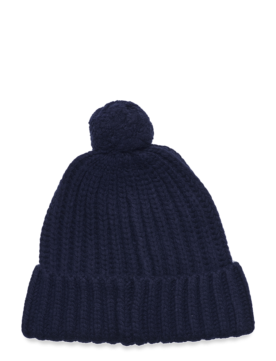 Polo Ralph Lauren - RWS WOOL RECYC NYLN-POM DNM BEAR BE - mützen & caps - hunter navy - 1