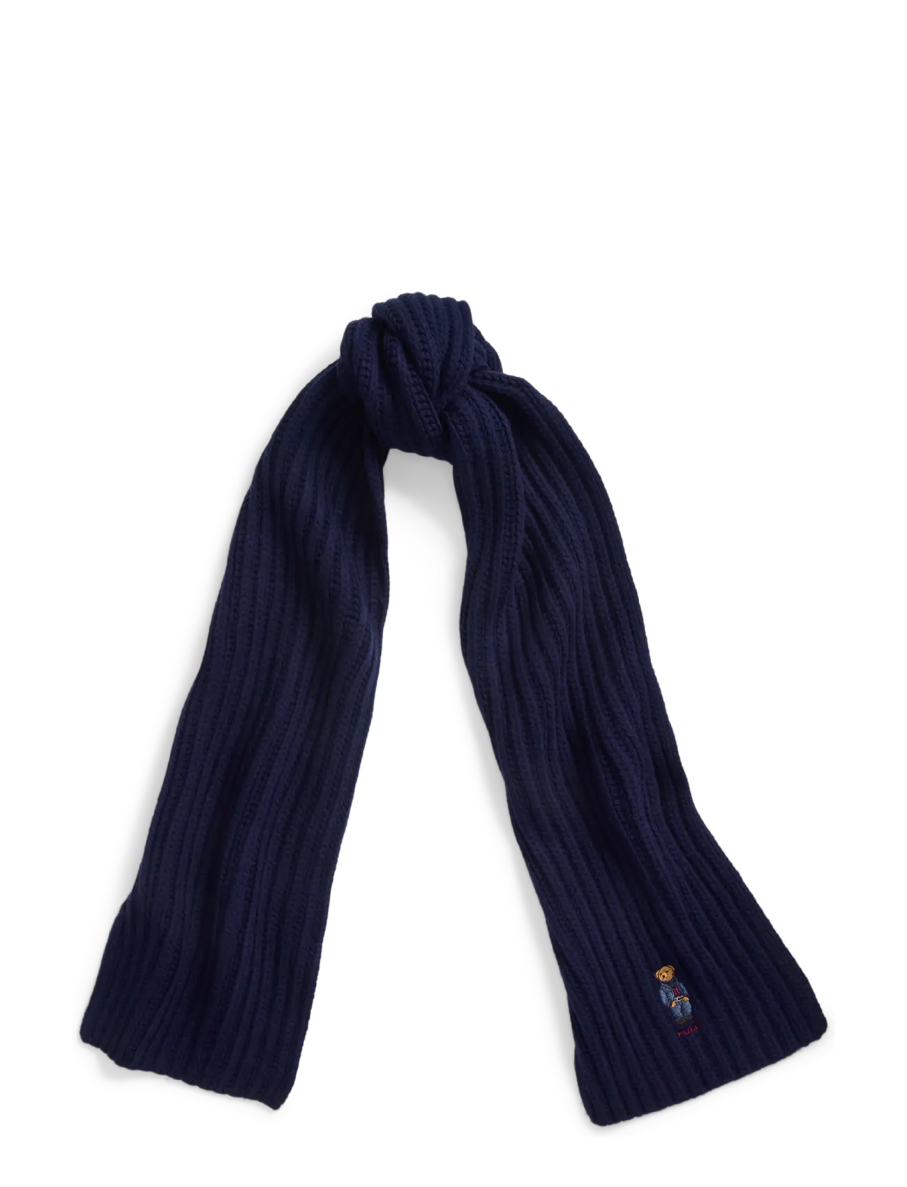 Polo Ralph Lauren Polo Bear Rib-Knit Scarf - Ralph Lauren - HUNTER NAVY / navy