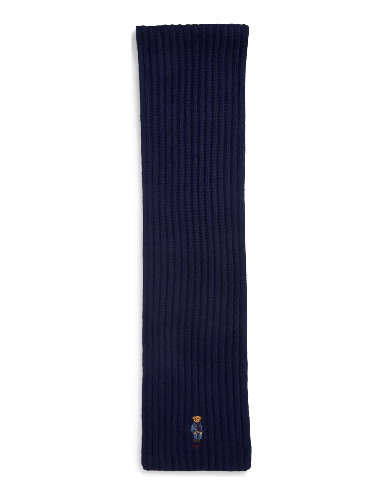Polo Ralph Lauren - Polo Bear Rib-Knit Scarf - talvesallid - hunter navy - 1