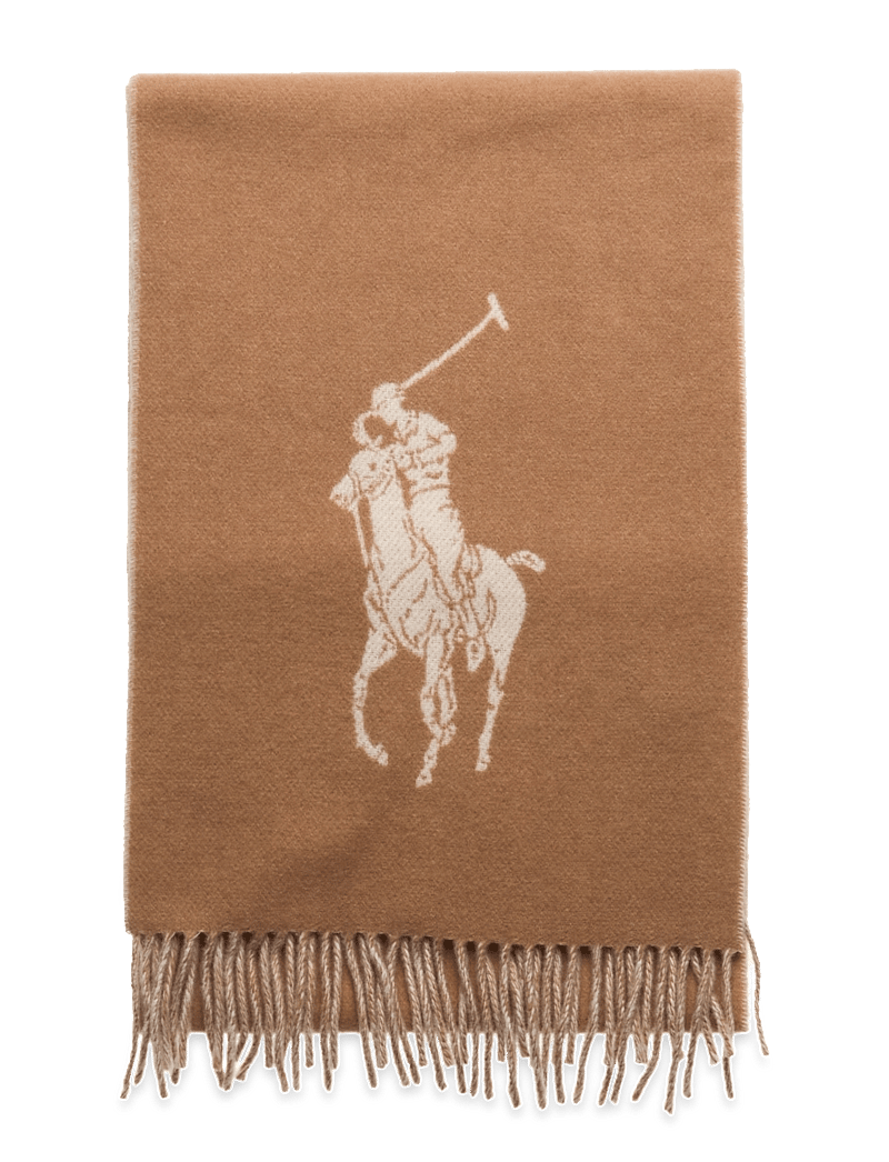 Polo Ralph Lauren - Big Pony Wool Scarf - vardagsstil - camel/cream - 1