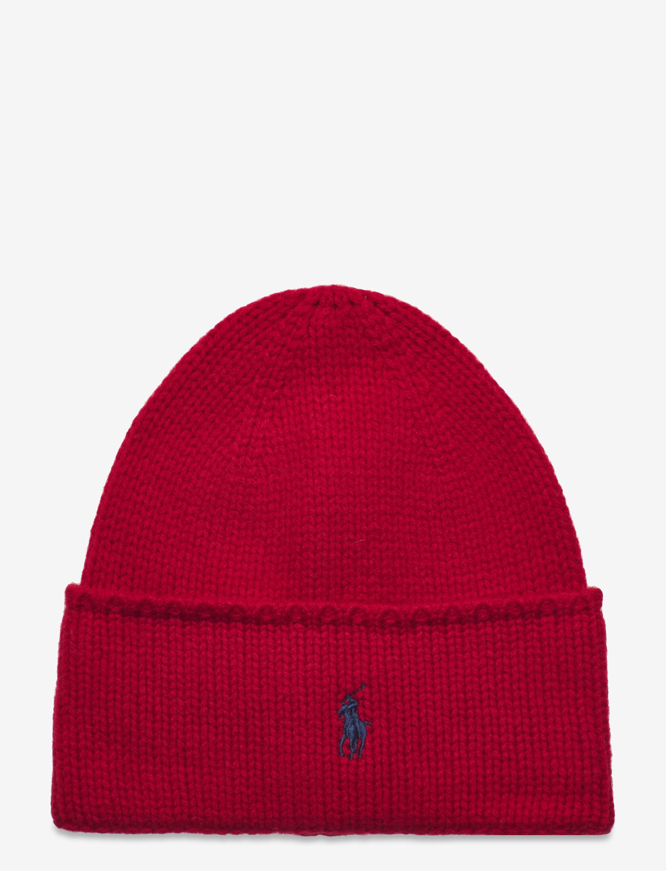 Polo Ralph Lauren - Cable-Knit Merino Wool Beanie - martin red multi - 0