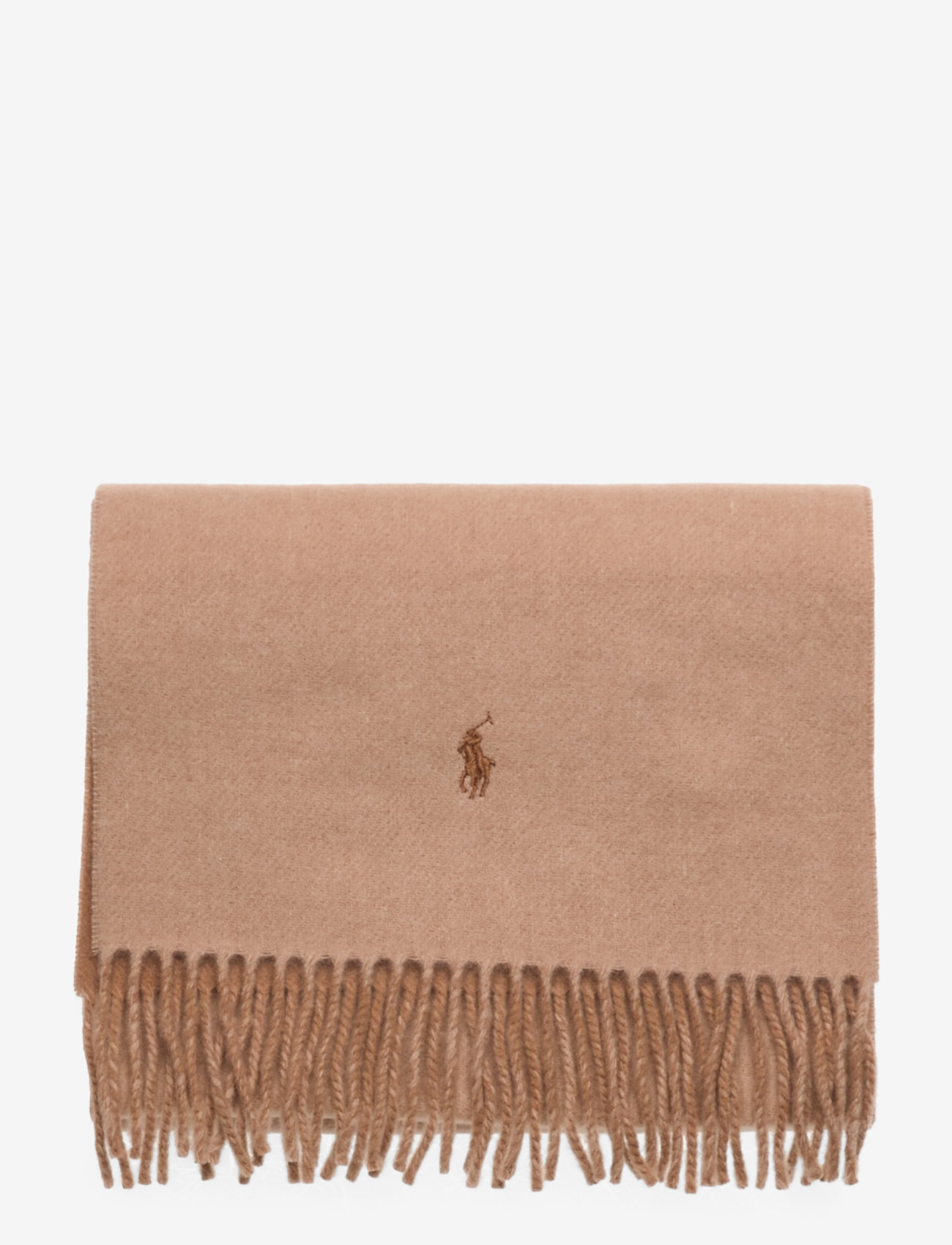 Polo Ralph Lauren Fringe-trim Wool Scarf (PRW455954371) - Winter
