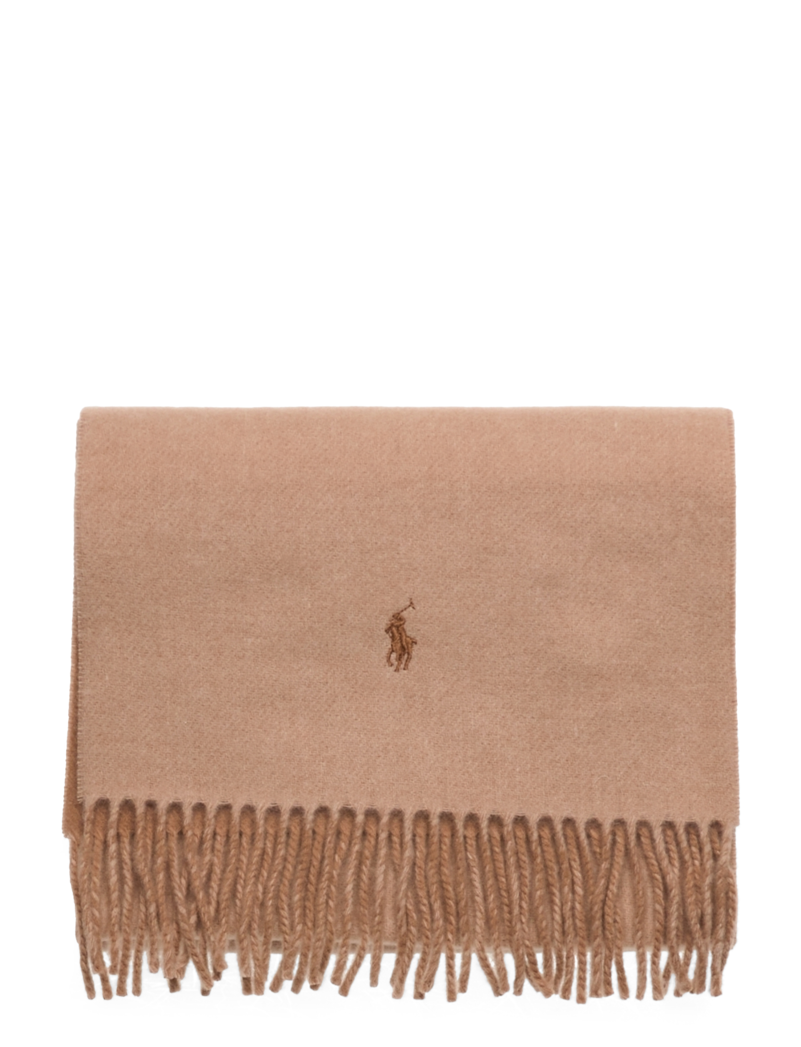 Polo Ralph Lauren Fringe-trim Wool Scarf (PRW455954371) - Winter
