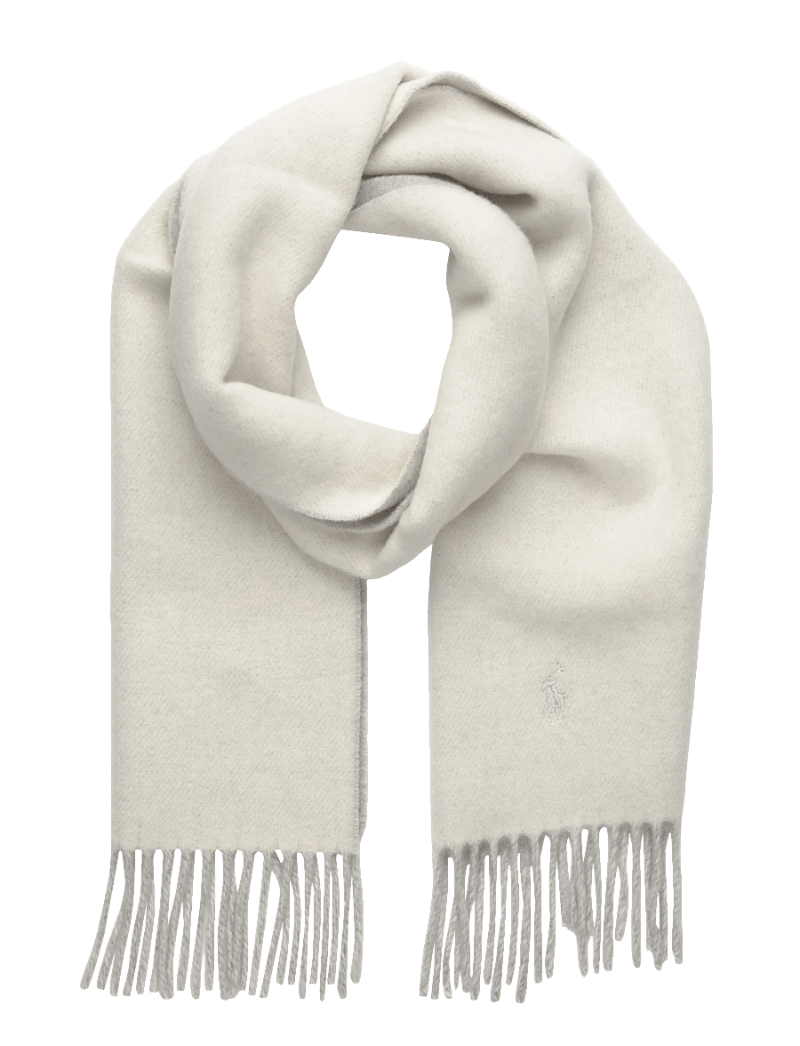 Polo Ralph Lauren - Fringe-Trim Wool Scarf - winterschals - cream/lt vintage - 0