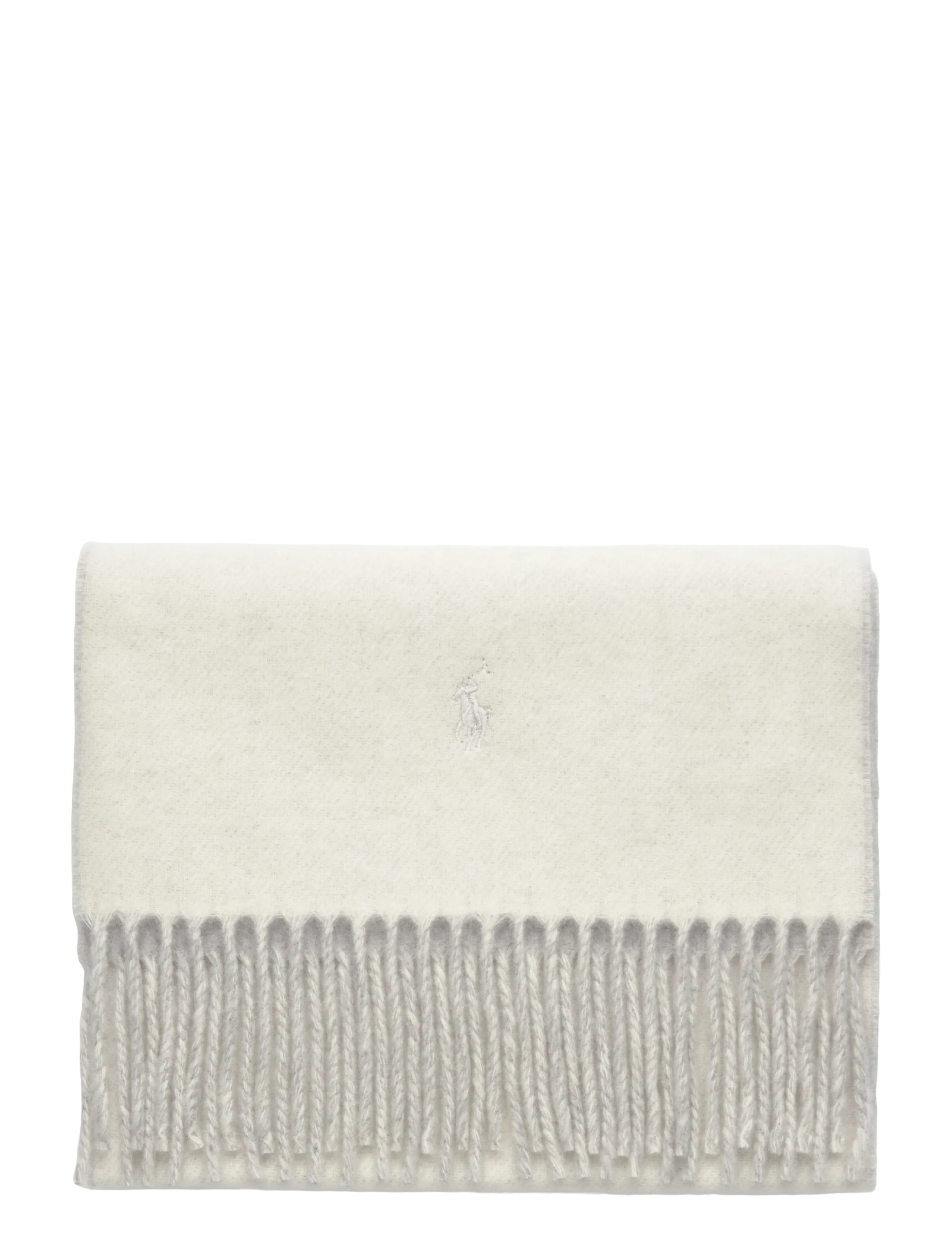 Polo Ralph Lauren - Fringe-Trim Wool Scarf - winterschals - cream/lt vintage - 1
