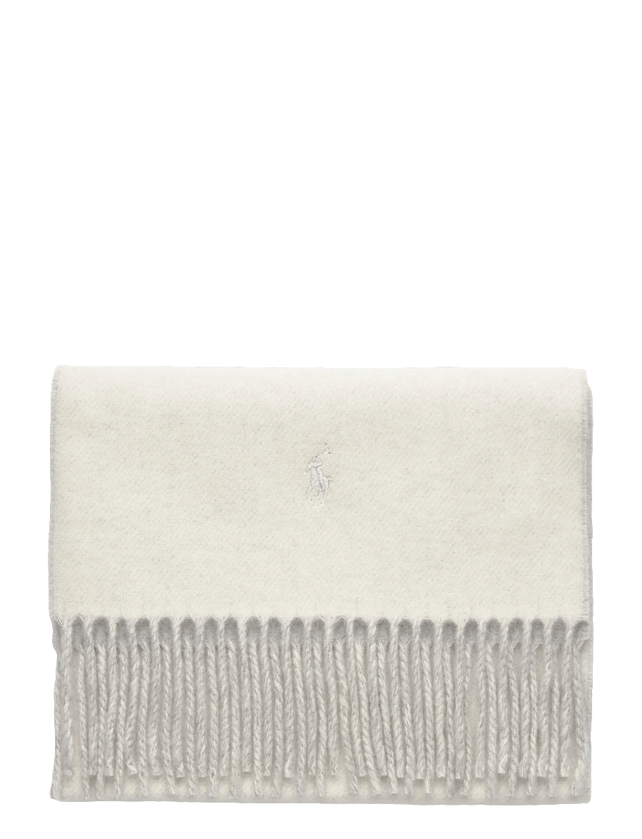 Polo Ralph Lauren - Fringe-Trim Wool Scarf - winterschals - cream/lt vintage - 1