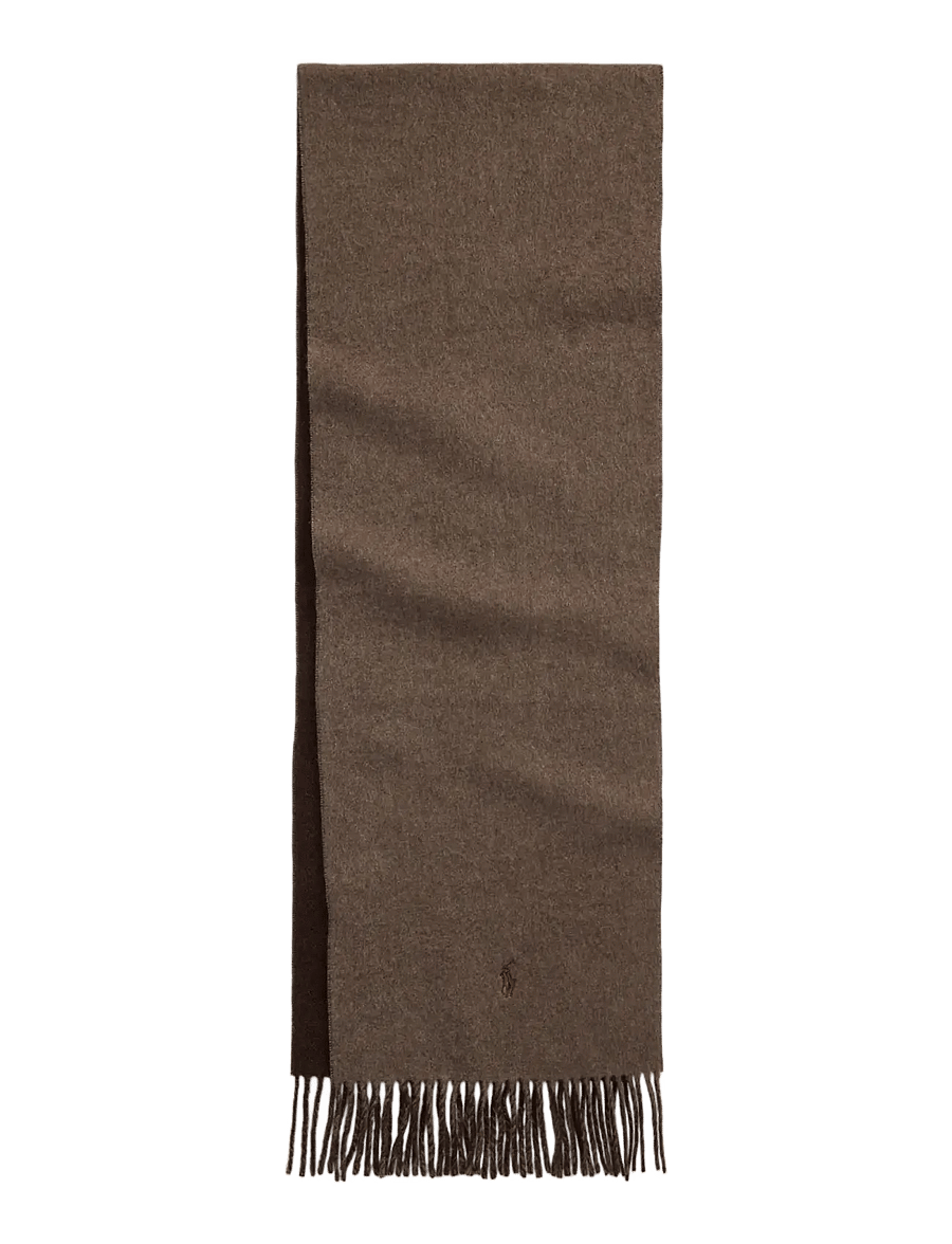 Polo Ralph Lauren - WOOL-CS DBL-F RCCLD WL SF - halsdukar - nutmeg/brown htr - 2