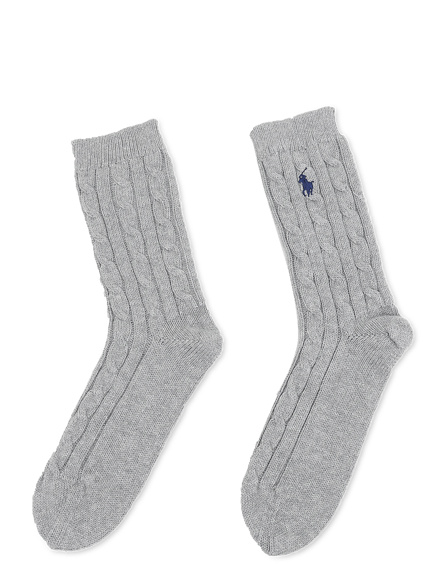 Polo Ralph Lauren - BCI COMBED COTTON-TRUE CABLE - regular socks - andover heather - 1