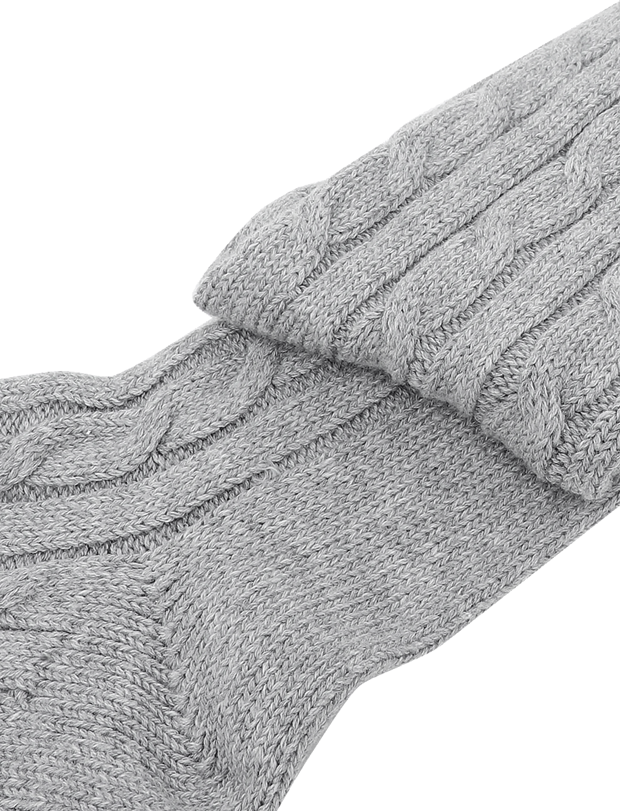 Polo Ralph Lauren - BCI COMBED COTTON-TRUE CABLE - regular socks - andover heather - 2