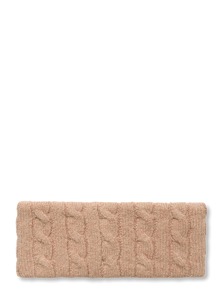 Polo Ralph Lauren - Cable-Knit Wool-Cashmere Headband - cashmere - camel - 1