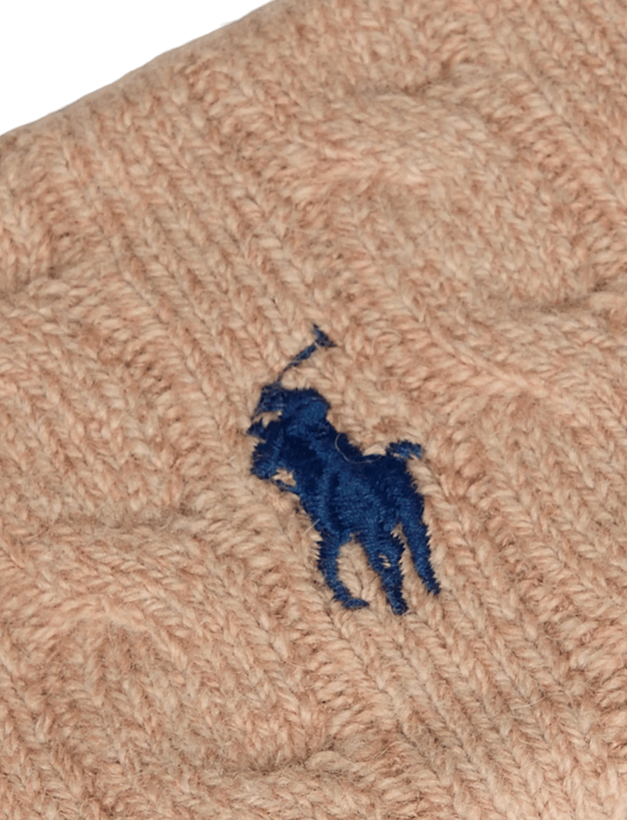 Polo Ralph Lauren - Cable-Knit Wool-Cashmere Headband - cashmere - camel - 2