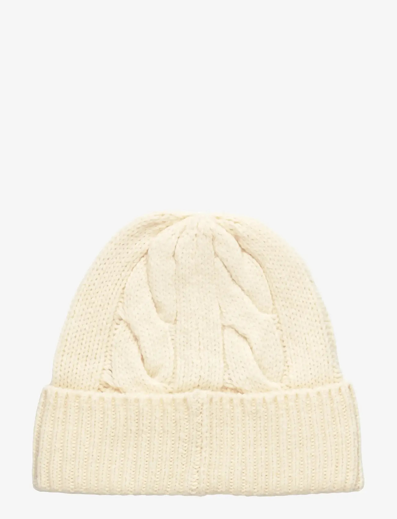 Polo Ralph Lauren - Polo Bear Cable Wool-Blend Beanie - mössor - cream - 1