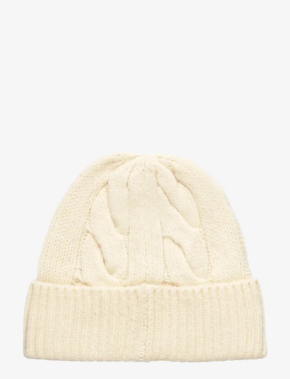 Polo Ralph Lauren - Polo Bear Cable Wool-Blend Beanie - húfur - cream - 1