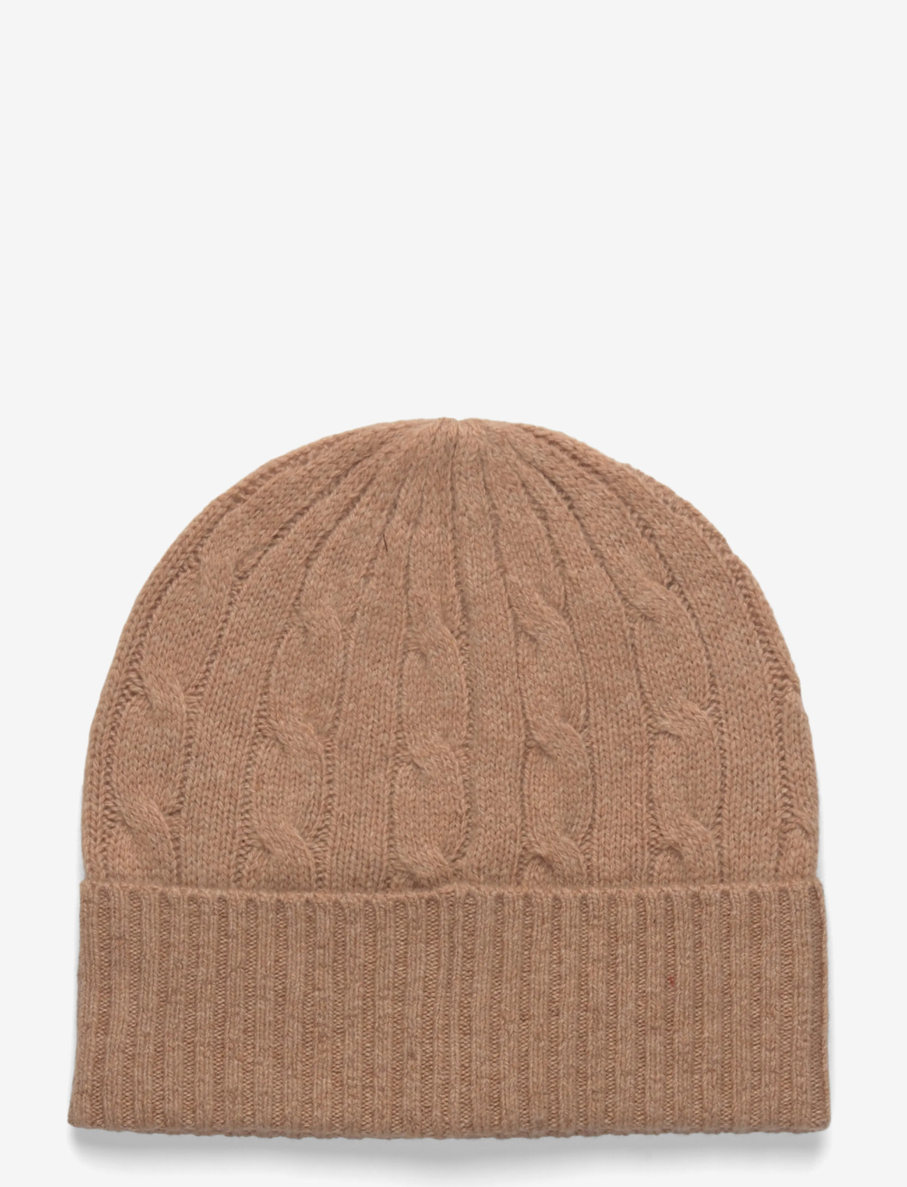 Polo Ralph Lauren - Cable-Knit Wool-Cashmere Beanie - mützen - camel - 1