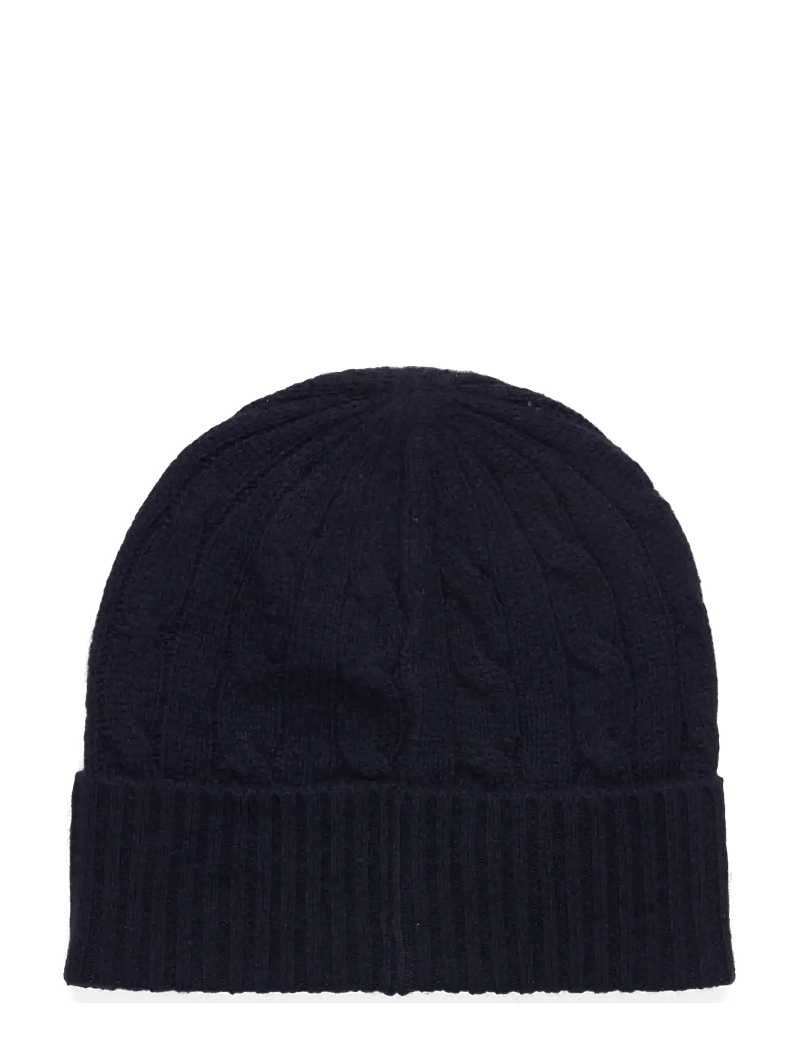 Polo Ralph Lauren - Cable-Knit Wool-Cashmere Beanie - cashmere - hunter navy - 1
