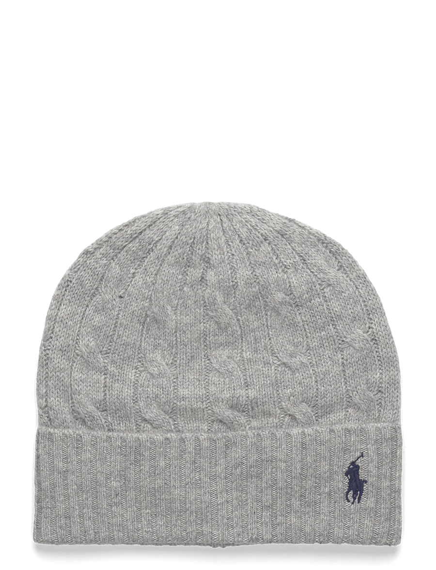 Polo Ralph Lauren - WOOL BLEND-WOOL CASHMERE CBL BN - beanie mütsid - soft grey - 0