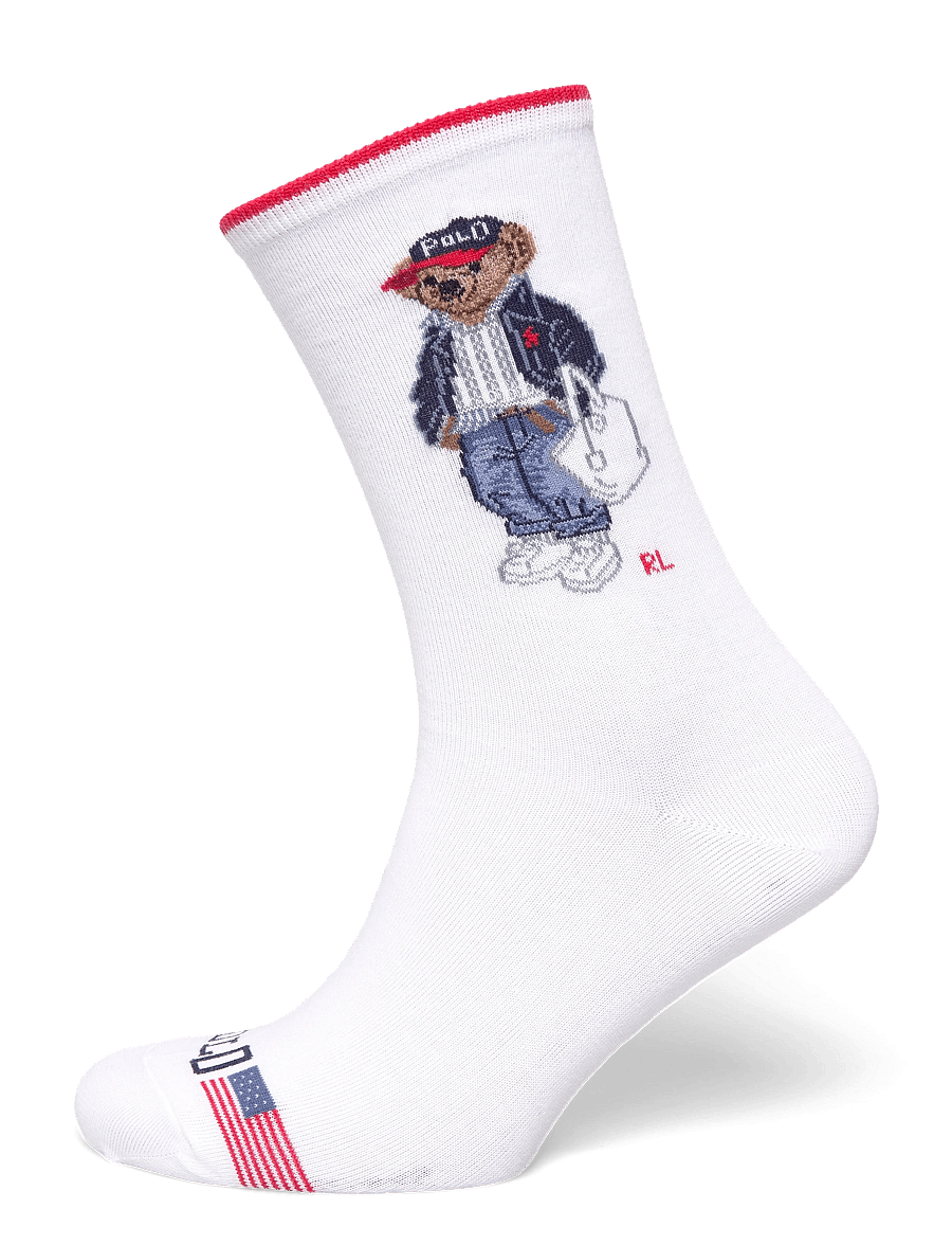 Polo Ralph Lauren - BCI COTTON-SPRING BEAR-CRW-1PK - white - 0