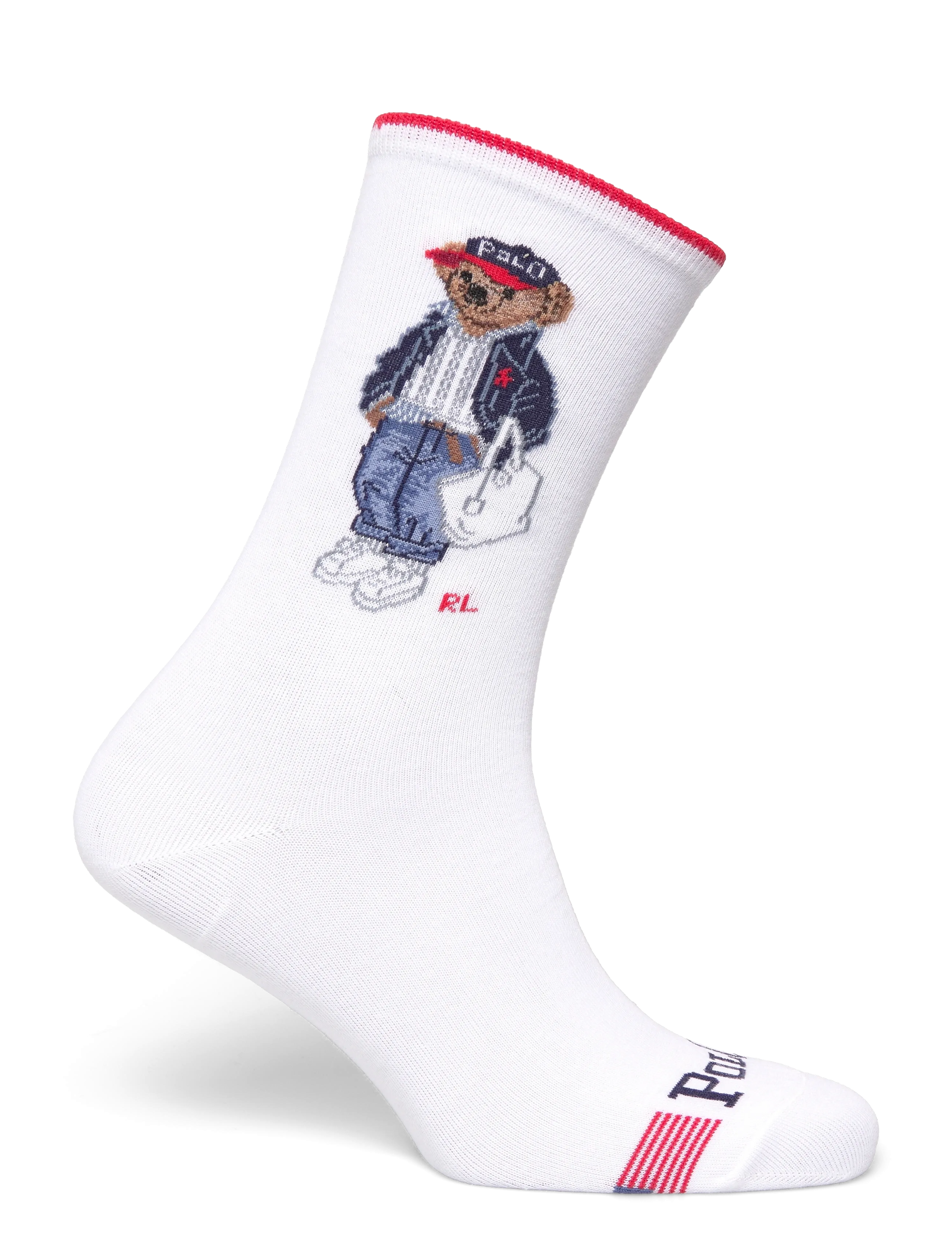 Polo Ralph Lauren - BCI COTTON-SPRING BEAR-CRW-1PK - white - 1