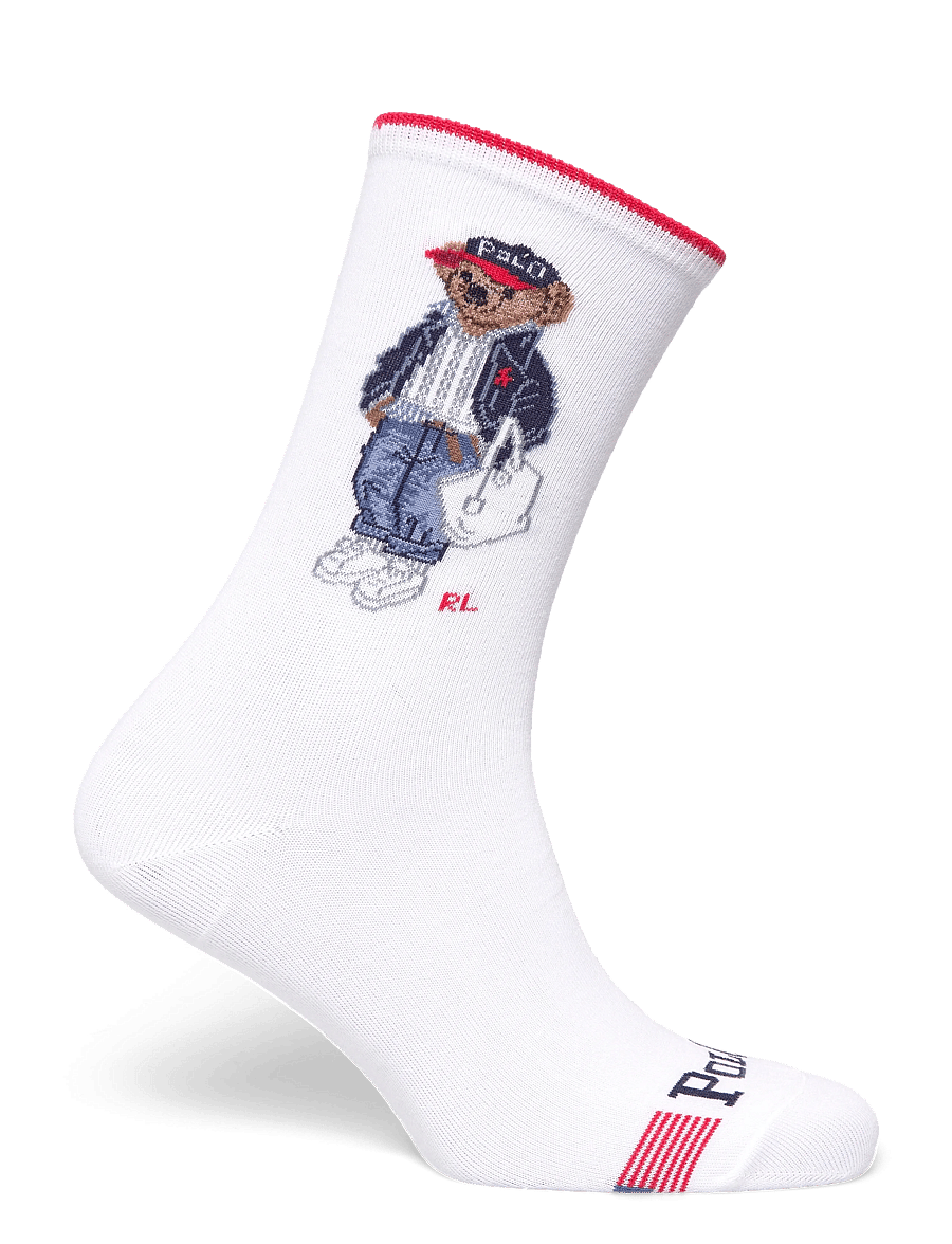 Polo Ralph Lauren - BCI COTTON-SPRING BEAR-CRW-1PK - white - 1