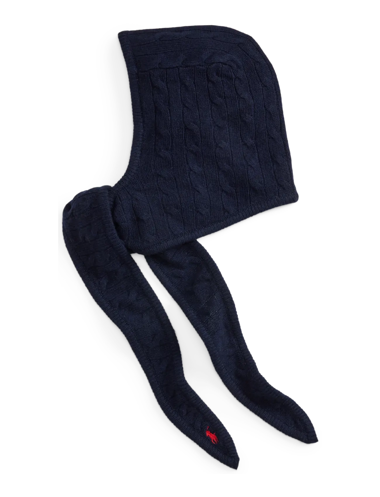 Polo Ralph Lauren Cable-Knit Wool-Cashmere Wrap Snood - Ralph Lauren - HUNTER NAVY / navy