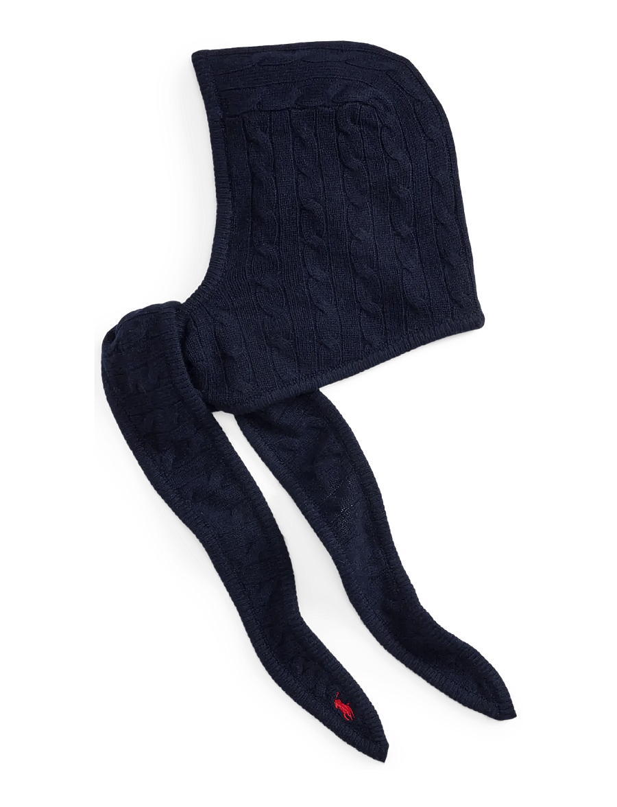 Polo Ralph Lauren - Cable-Knit Wool-Cashmere Wrap Snood - hunter navy - 0