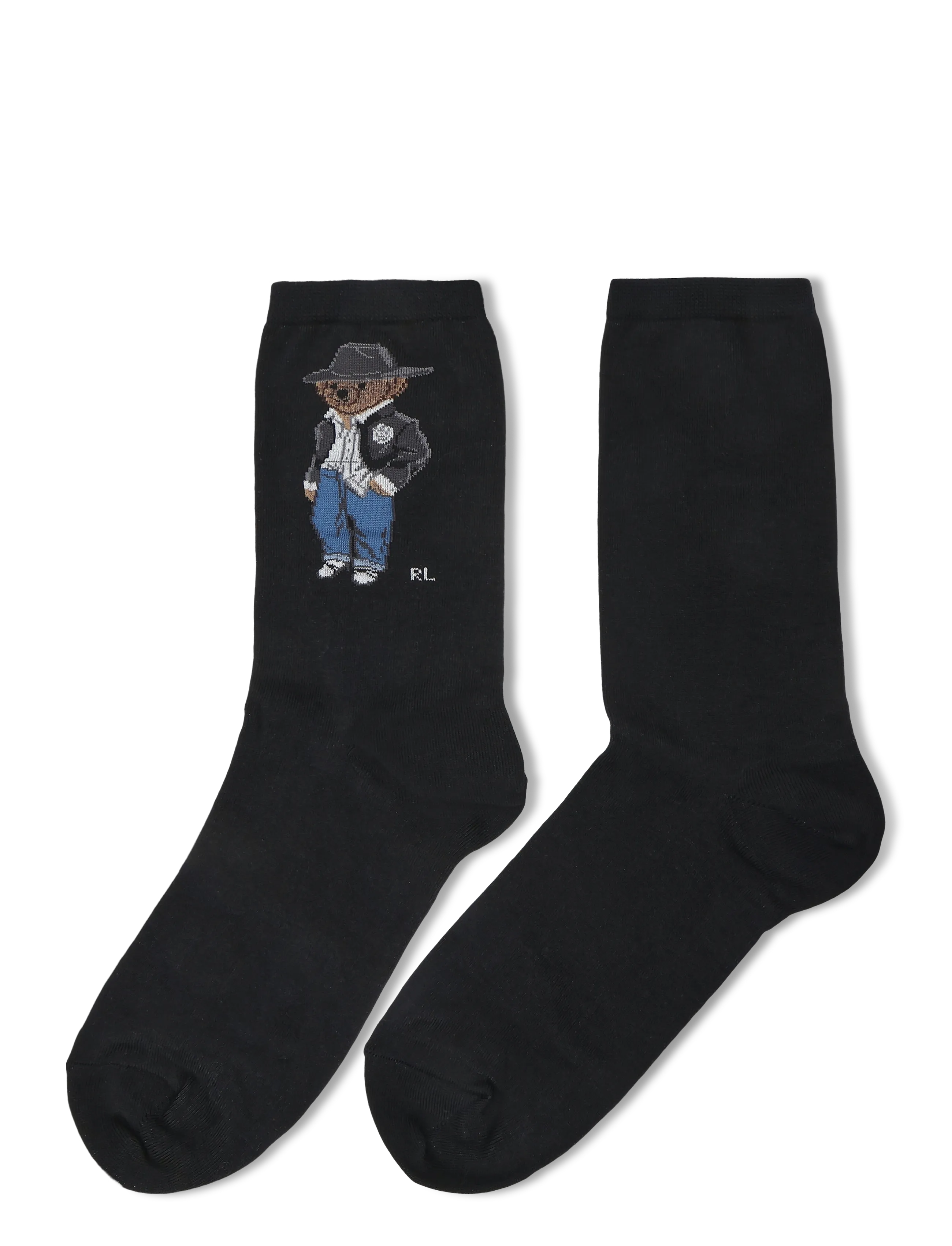 Polo Ralph Lauren - Polo Bear Crew Socks - klassikalised sokid - black - 1