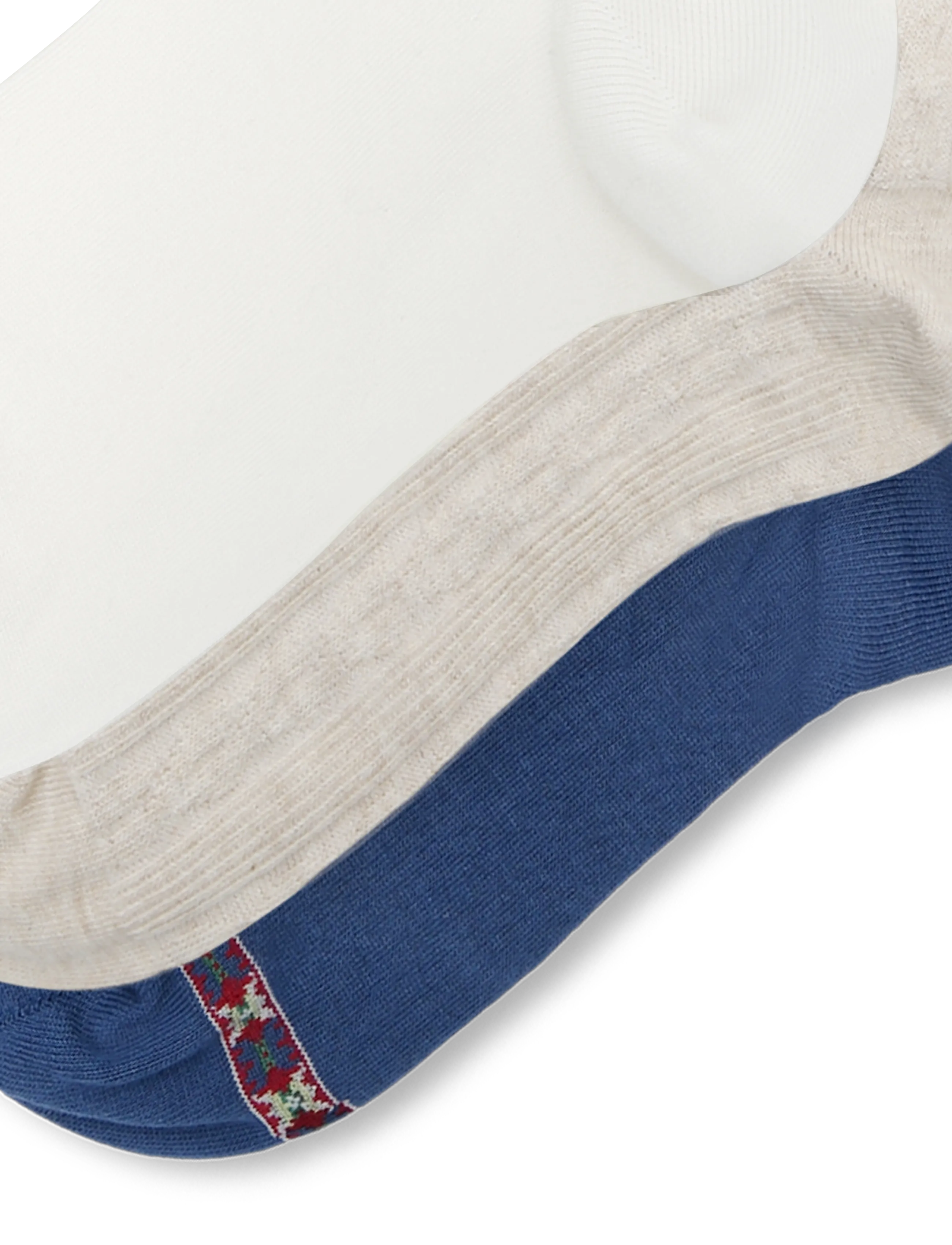 Polo Ralph Lauren - Polo Bear Floral Crew Sock 3-Pack - klassikalised sokid - ivory - 2