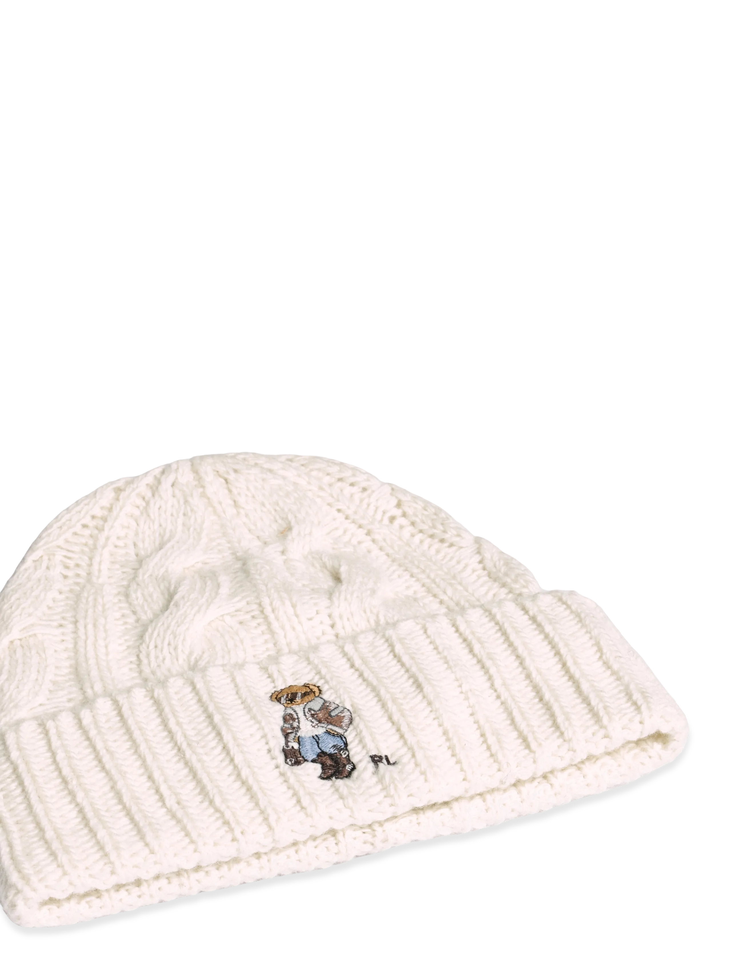 Polo Ralph Lauren - WOOL-WINTER BEAR-HAT - mützen - cream - 2