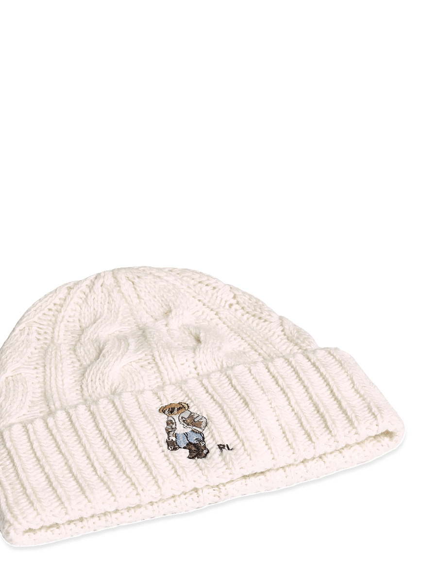 Polo Ralph Lauren - WOOL-WINTER BEAR-HAT - mützen - cream - 2