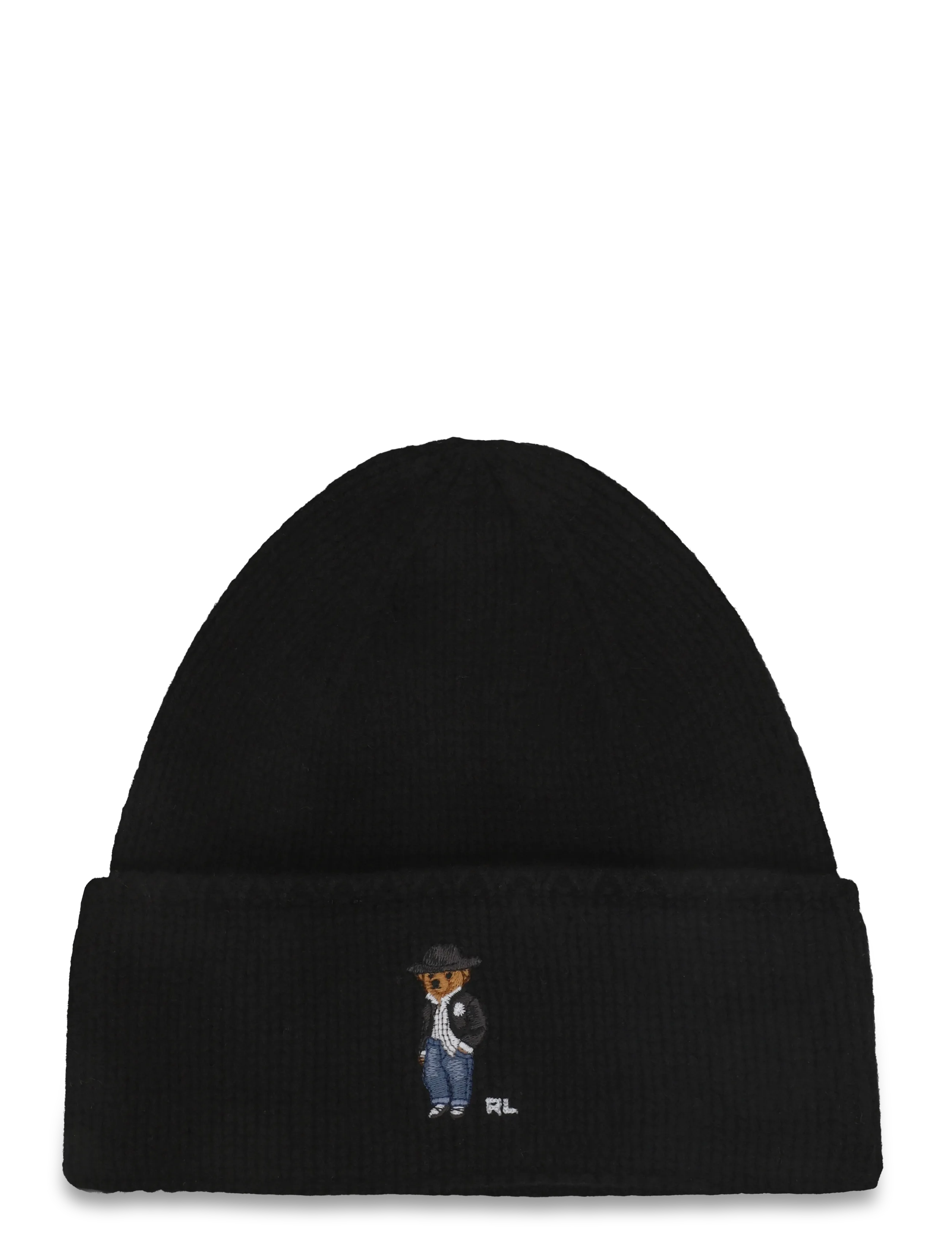 Polo Ralph Lauren WOOL-HOLIDAY BEAR-HAT - Aksessuaarid - BLACK / black