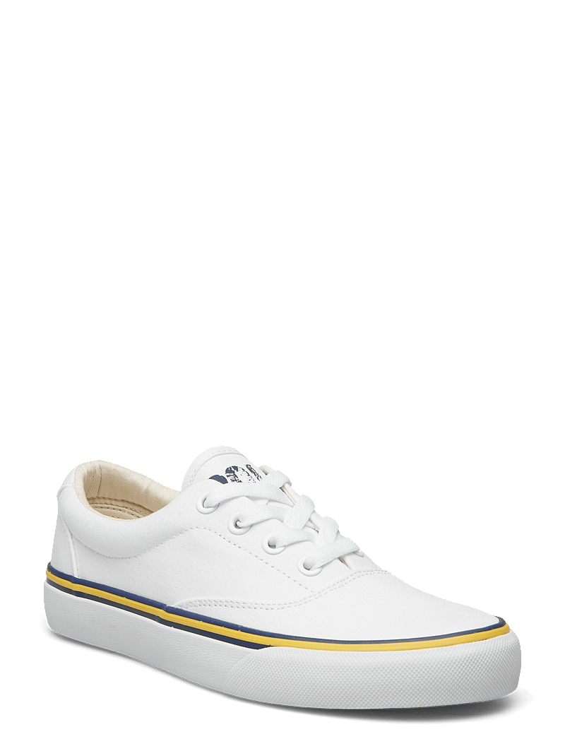 Polo Ralph Lauren - Logo Cotton Canvas Sneaker - konfirmationstøj - white - 0