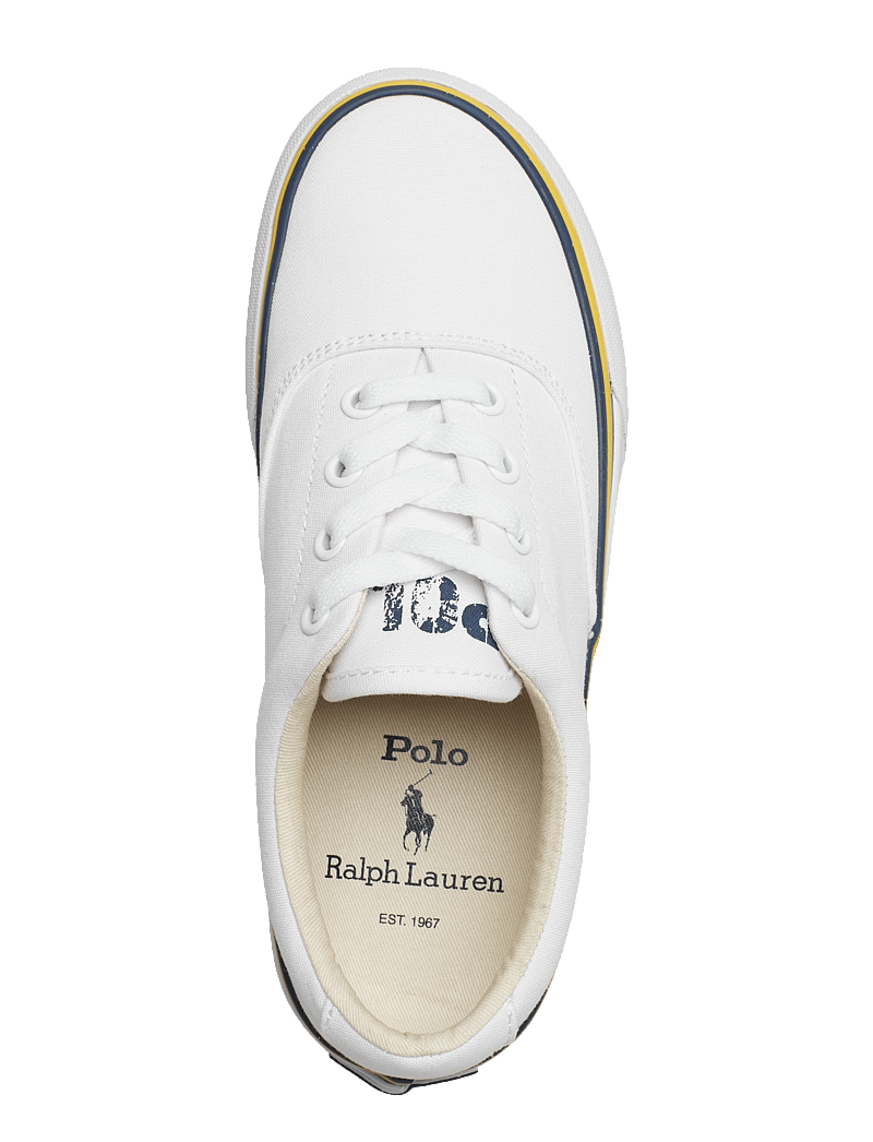 Polo Ralph Lauren - Logo Cotton Canvas Sneaker - konfirmationstøj - white - 3