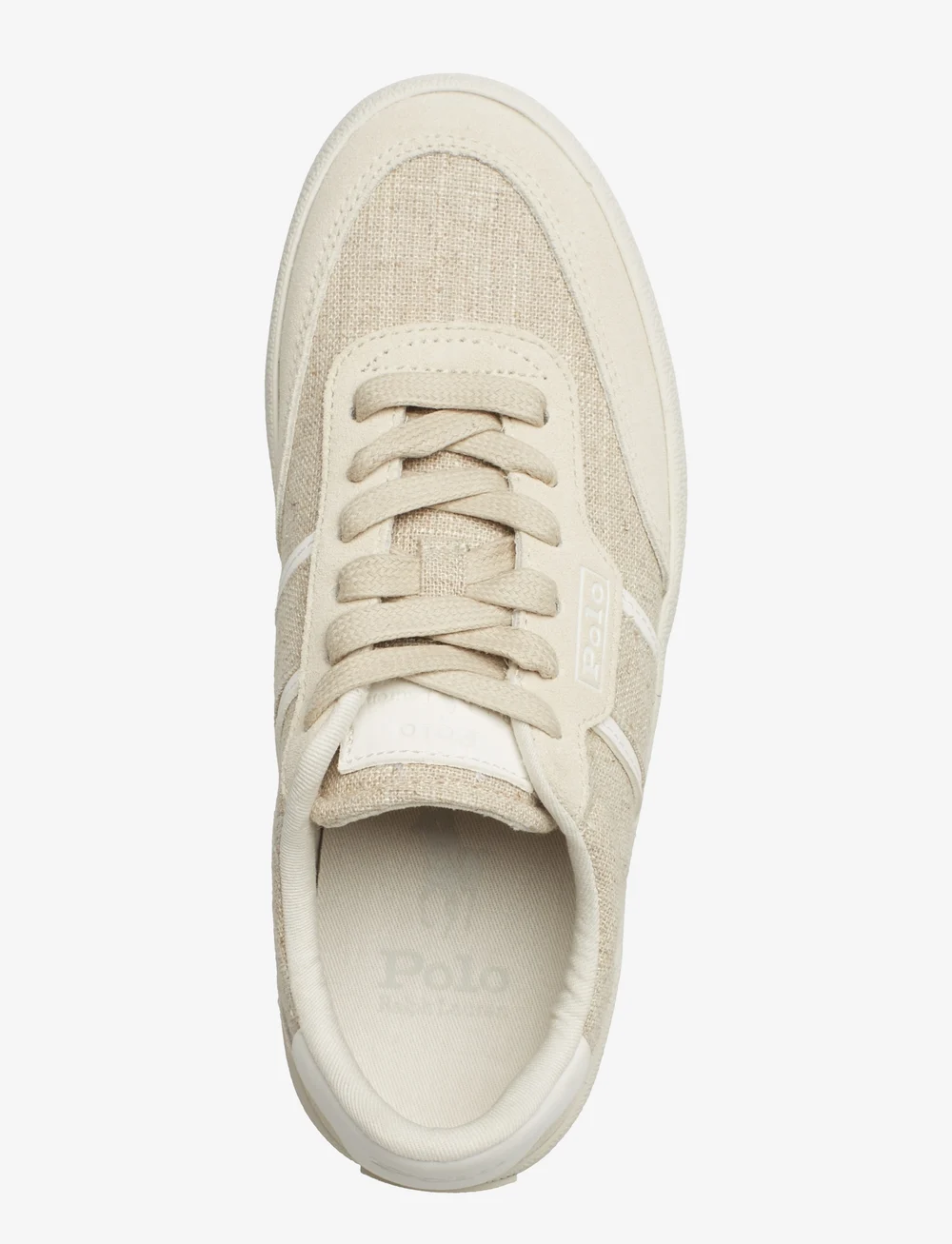 Polo Ralph Lauren Court Leather Canvas Trainer Low top