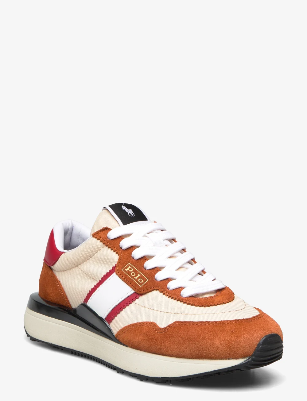 Polo ralph lauren 2025 train 1 leather sneaker