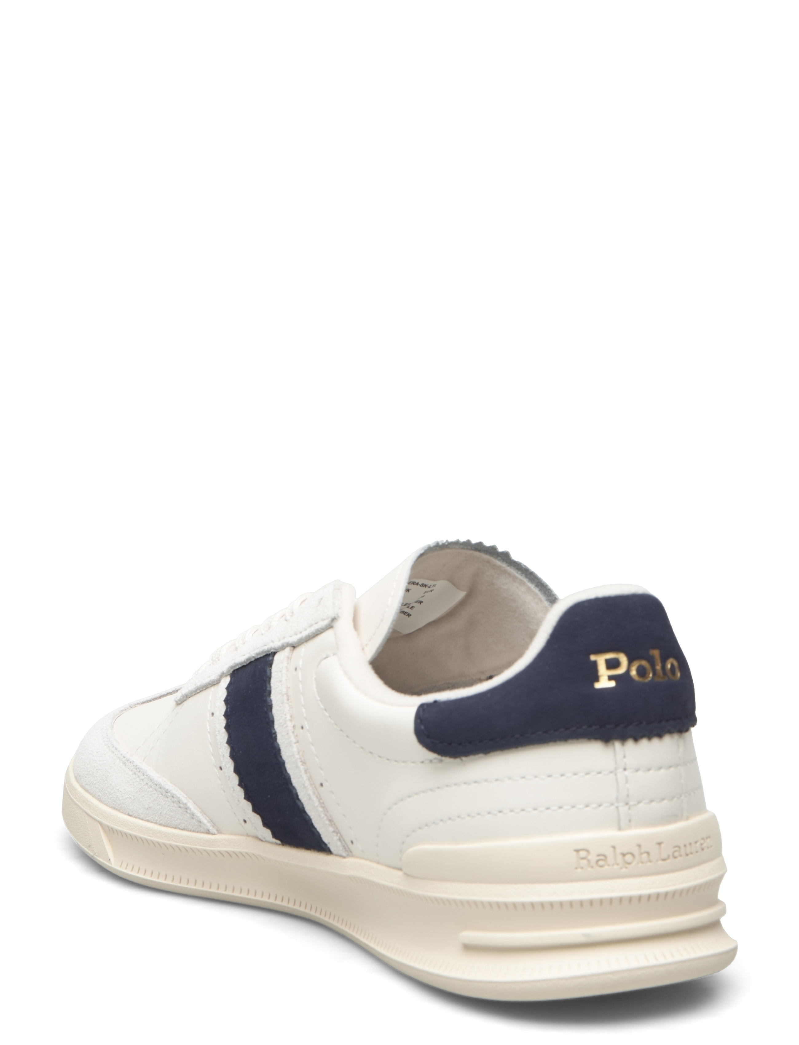 Polo Ralph Lauren - Heritage Aera Leather-Suede Sneaker - confirmation - bianco/navy - 2