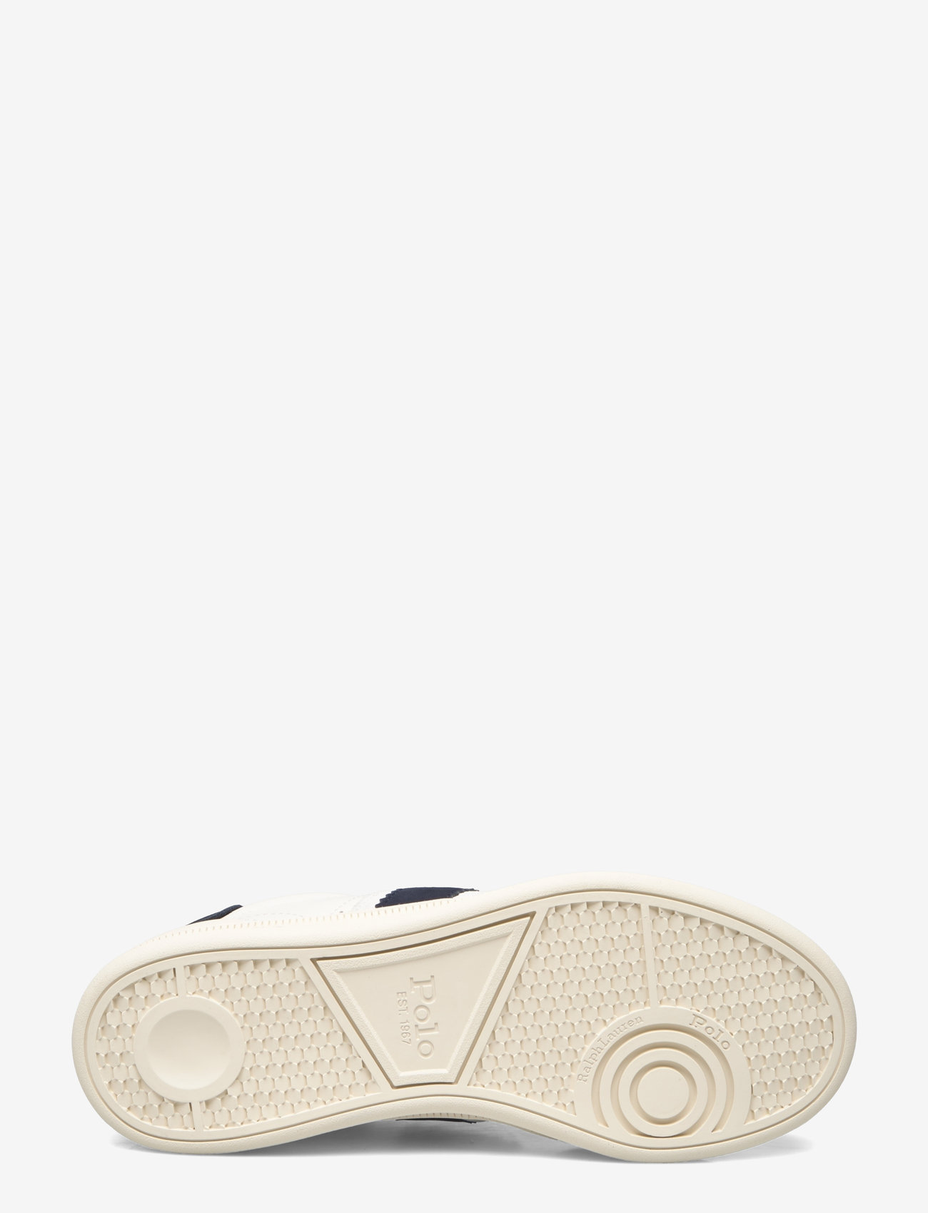 Polo Ralph Lauren - Heritage Aera Leather-Suede Sneaker - confirmation - bianco/navy - 4
