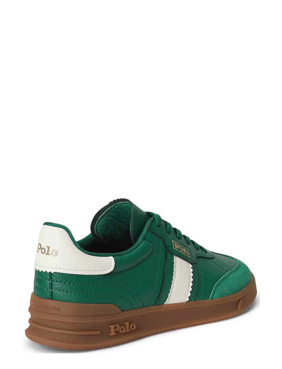 Polo Ralph Lauren - Heritage Aera Leather-Suede Sneaker - konfirmation - bush green - 1