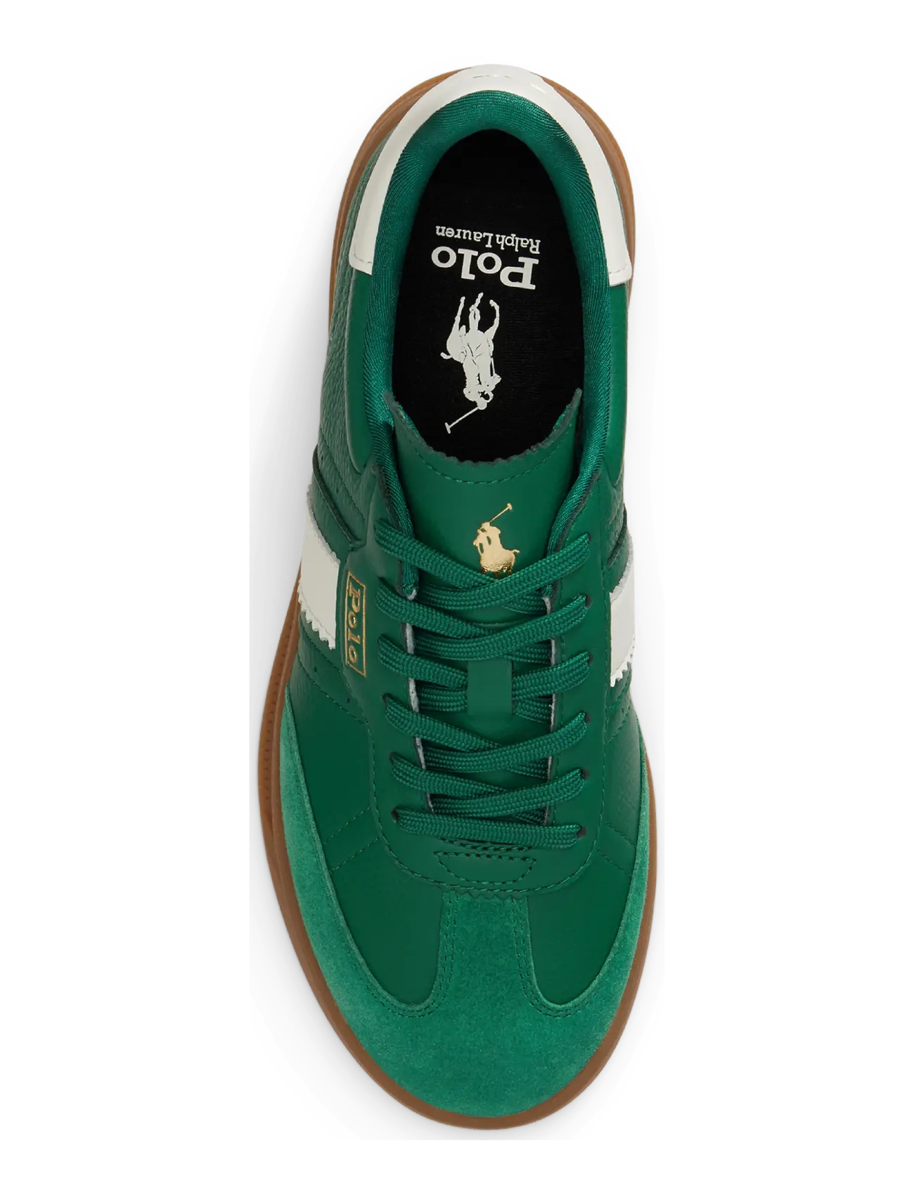 Polo Ralph Lauren - Heritage Aera Leather-Suede Sneaker - konfirmation - bush green - 2