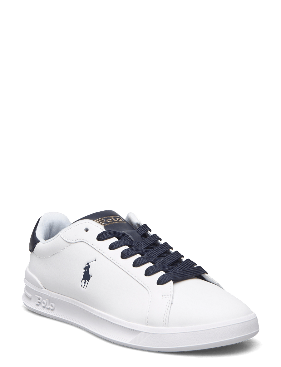 Polo Ralph Lauren - NAPPA LEATHER-HRT CT II-SK-LTL - konfirmation - white/navy - 0