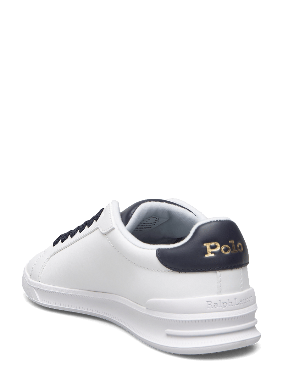 Polo Ralph Lauren - NAPPA LEATHER-HRT CT II-SK-LTL - konfirmation - white/navy - 2