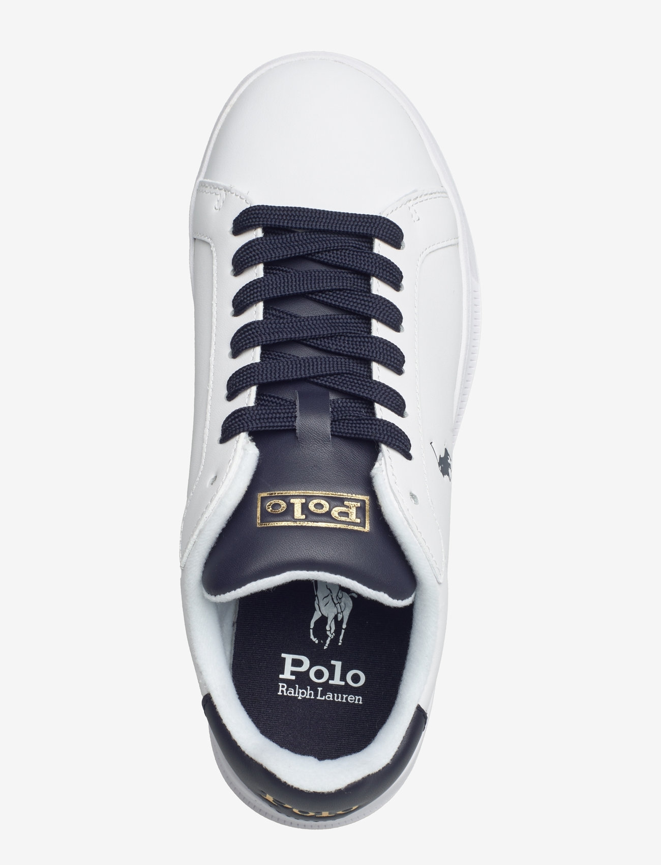Polo Ralph Lauren - Court Leather Sneaker - konfirmation - white/navy - 3