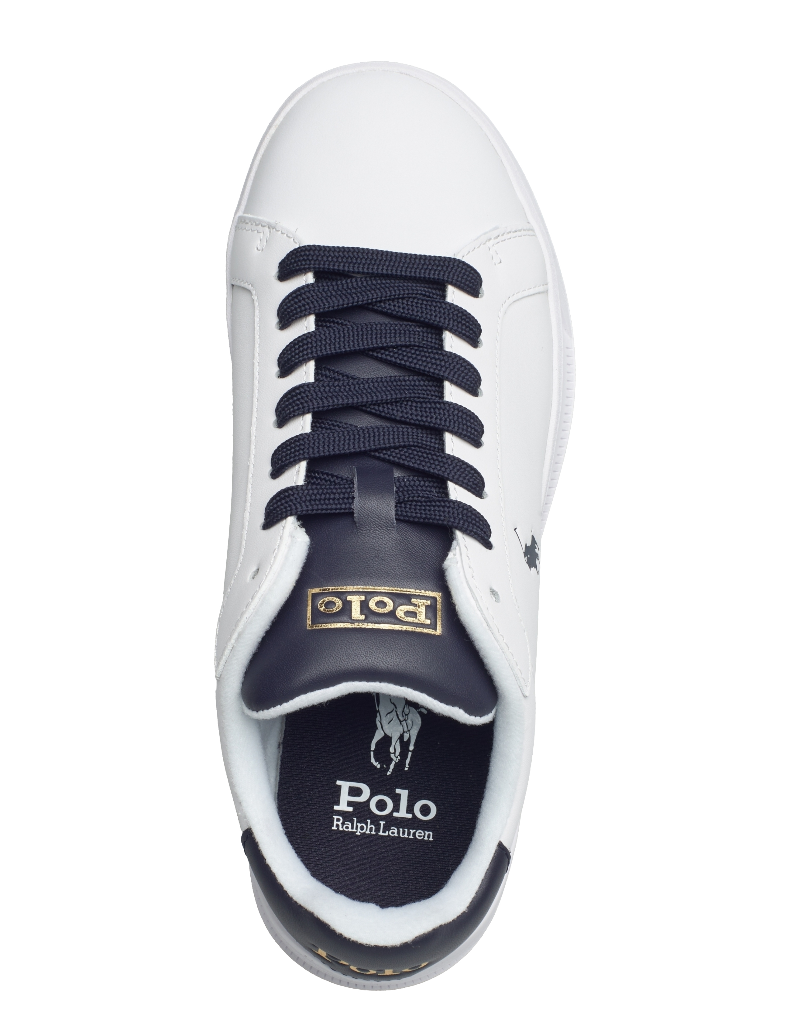 Polo Ralph Lauren - NAPPA LEATHER-HRT CT II-SK-LTL - confirmation - white/navy - 3