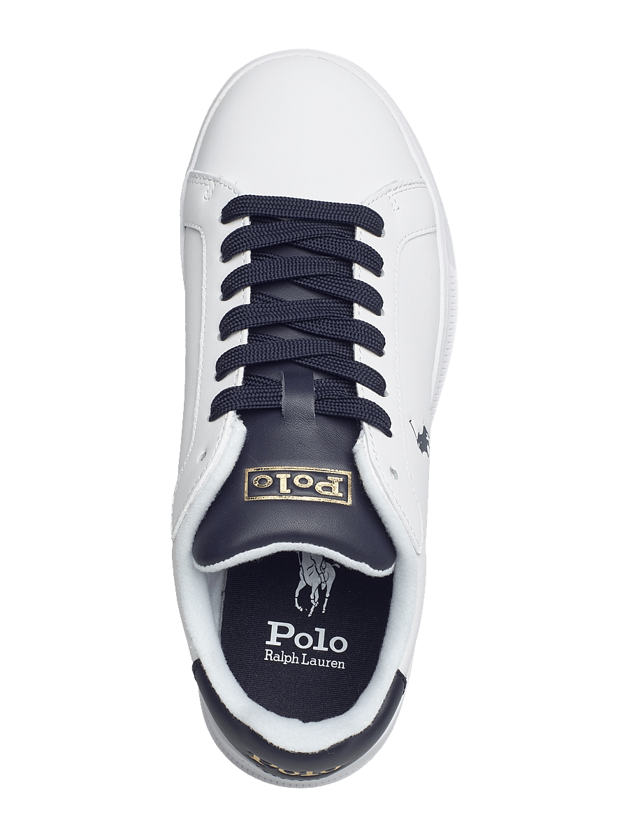 Polo Ralph Lauren - NAPPA LEATHER-HRT CT II-SK-LTL - konfirmation - white/navy - 3