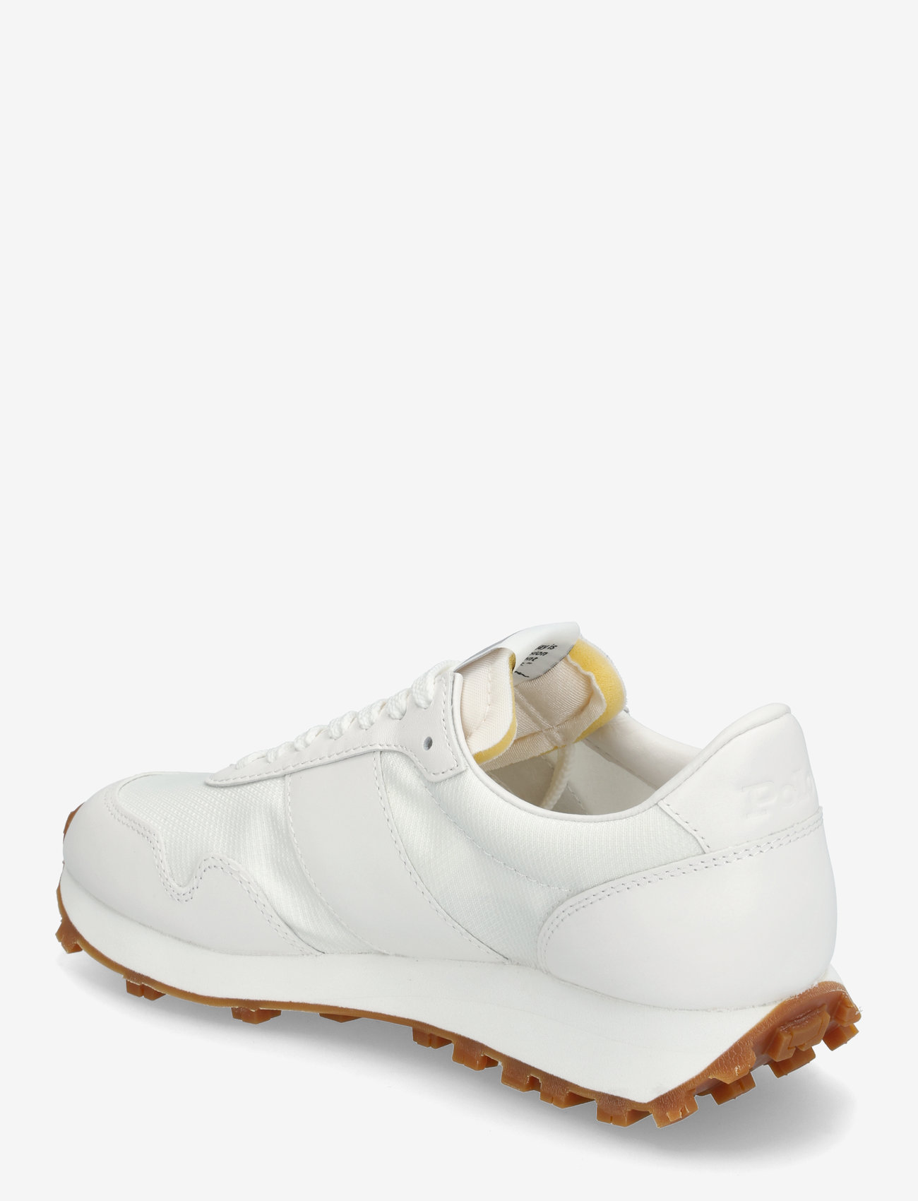 Polo Ralph Lauren - Trail 125 Leather-Mesh Sneaker - konfirmation - all white - 2
