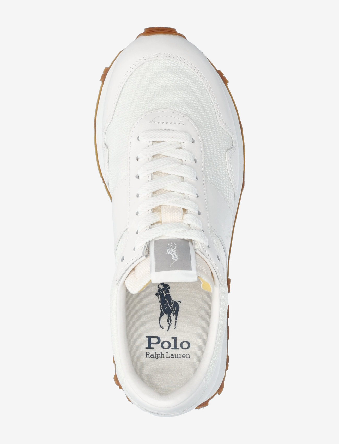 Polo Ralph Lauren - Trail 125 Leather-Mesh Sneaker - konfirmation - all white - 3