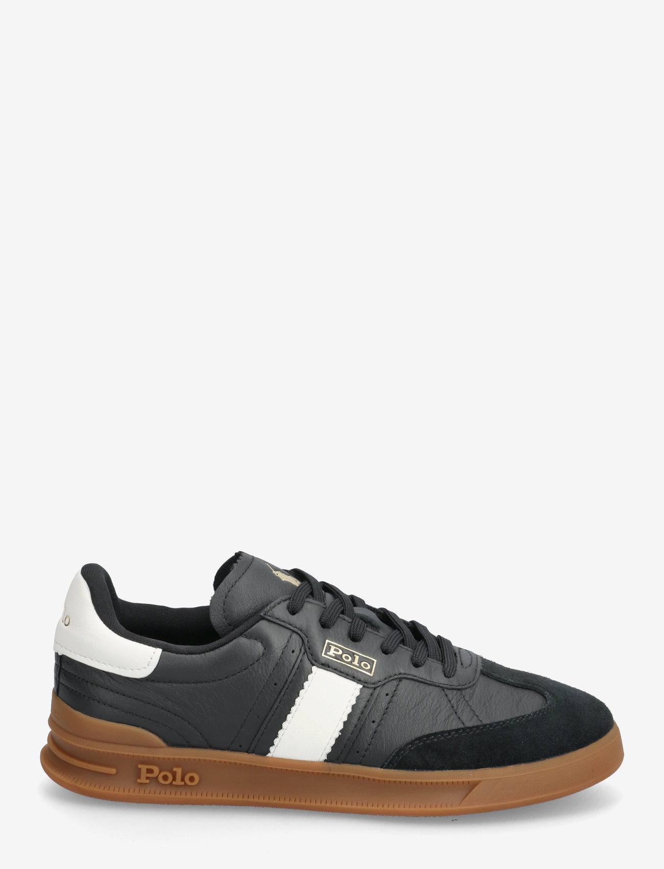 Polo Ralph Lauren - Heritage Aera Suede Sneaker - lave sneakers - black - 1
