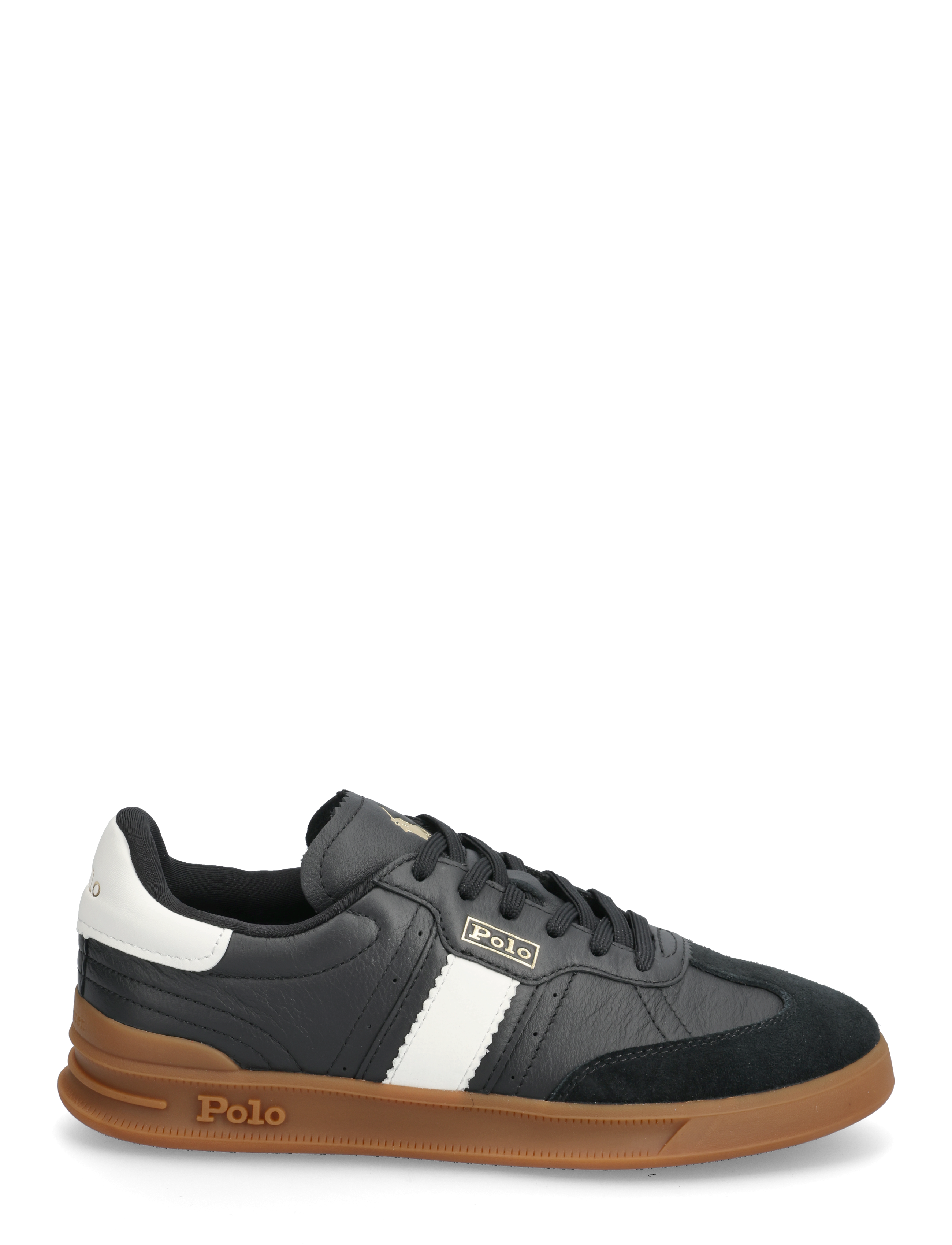 Polo Ralph Lauren - Heritage Aera Suede Sneaker - lave sneakers - black - 1